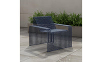Metal Patio Furniture Set Waterproof Industrial Design Garden Furniture Outdoor Sectional Sofa for Sunroom, Courtyard, Balcony