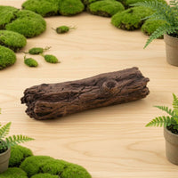 Tree Stump Ornament Realistic Log Section Textured Landscape Piece for Collectors