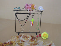 18-Hook Single Row Necklace Bracelet Jewelry Display Stand