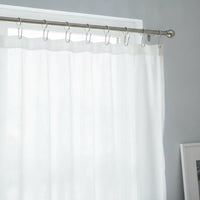 100 Pieces Curtain Track Hooks Stainless Steel Hardware Long-Lasting for Shower