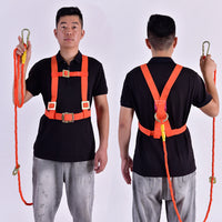 Full Body Safety Harness with Double Hooks for Fall Protection