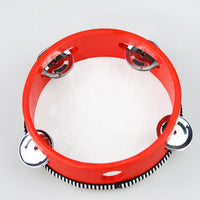 Handheld Tambourine for Kids, Orff Musical Instrument for Kindergarten Dance and Performance
