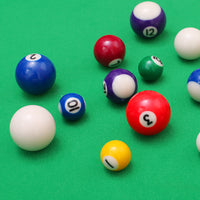 25mm 32mm 38mm 44mm Mini Pool Balls Set for Kids, Small Billiard Balls Toy, Black 8 Included