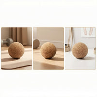 Cork Massage Ball Eco-Friendly Cork Recovery Ball Self-Massager Eco-Conscious Plasticcompletely Plastic-Free for Athletes
