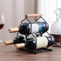 Metal Tabletop Vino Rack