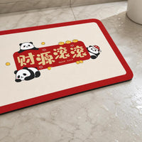 Diatomaceous Earth Bath Mat Quick Dry Non-Slip Absorbent Floor Mat for Bathroom and Toilet