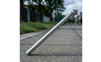 Cycle Seatpost with Clamp Matte Bike Seat Pillar with Clamp High Strength Hardware for Cyclists, Commuters, Folding Bikes