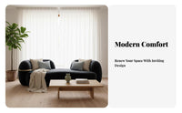 Curved Bean Sofa designer-inspired Lounge Seating Modern Design Indoor Furnishing for Apartment Dwellers, Business Owners, Boutique, Living Room, Bedroom