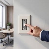 UL Listed Double Rocker Switch 120-277V Double Switch with Wall Plate Polycarbonate Heavy Duty for Electricians
