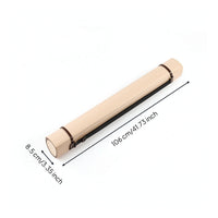 Portable Art Tube with Shoulder Strap Adjustable Poster Tube with Strap Plastic Round for Artists, Students, Architects, Travel, School