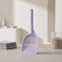Litter Sifter and Wide Sand Sifter, Non-Foldable Litter Tool for Cat Owner Gifts, Deep Tray Cleaning Tool