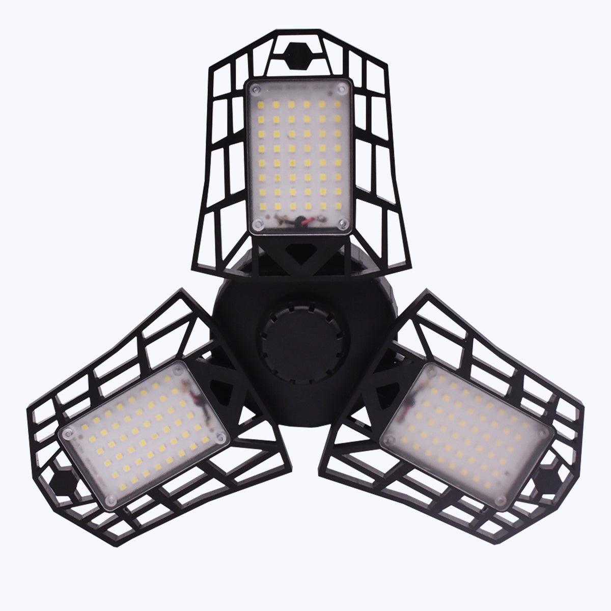 LED Deformable Garage Light, Foldable High Bay Shop Light for Warehouse and Workshop