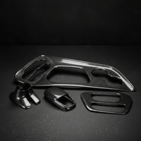 5 Pieces Center Console Panel Trim Sporty Gear Shifts Panel Cover Decorative for Car Enthusiasts