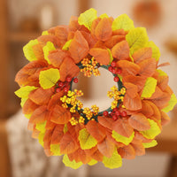 Fall Wreath with Berries Layered Fall Wreath Artificial for Thanksgiving