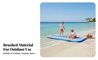 Foldable Inflatable Fishing Platform High Buoyancy Inflatable Floating Dock Heavy-Duty PVC Material Drop-Stitch Floating Platform Anti-Slip Surface for Anglers, Boaters, Boating, Lake, Swimming