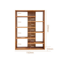 Miniature Bookshelf Wooden Miniature Display Rack Sturdy Wall Rack for Diorama