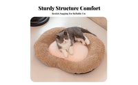 Soft Dog Sleeping Cushion Bed Four-Season Washable Dog Cat Cushion Fully Filled Self Warming Pet Pad for Kittens, Small Dogs