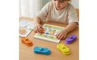 4 Pieces Tactile Silicone Fidget Toy Handheld Sensory Fidget Toy Pocket-Sized Quiet Fidgets Portable for Classroom