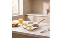 Egg Frying Pan with Four Cavities Nonstick Egg Frying Pan Multi-Cavity Breakfast Skillet for Meal Prep