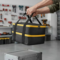 Tool Carrying Case Large Capacity Portable Carry Bag Tear-Resistant Electronics Organizer Case for DIY Users, Workshop, Garage, Travel
