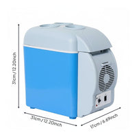 7.5L Car Fridge  Portable Electric Chiller Warmer Quiet Personal Chiller Warmer for Camping