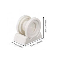 Tear-off Tape Base Built-in Buckle Office Supply White Desk Accessory