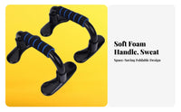 2 Pieces Detachable Design H-Shaped Push-up Grips Lightweight and Portable Push-up Stand Heavy Duty for Beginners