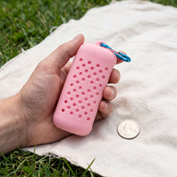 Portable Quick-Dry Cooling Towel with Silicone Case for Sports, Travel, and Fitness