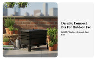 Layered Composting Agent Composter Creates Natural Soil Enhancer Vermicompost Bin Multi-Tray Composting Agent Ery Stackable