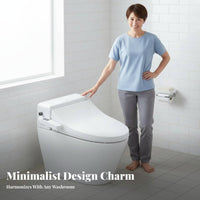 Frontal & Rear Wash Non-Electric Bidet Toilet Seat Comfortable Washing Non-Electric Bidet Double Nozzles Personal Hygiene Device Easy to Install for Adults, Elderly, Seniors, Restroom, Home