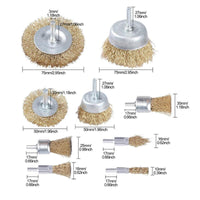 Drill Wire Brush Set for Rust Removal and Polishing