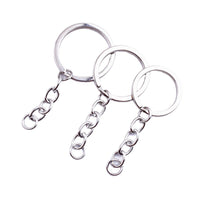 Wholesale Jewelry Accessories Keychain Chain Single Ring Key Ring Lobster Clasp Handmade Material In Stock