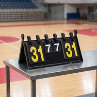 Manual Flip Scoreboard Clear Visibility Flip Card Scoreboard Manual Score Counter Portable Scorekeeper Foldable for Referees