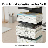 L-Shaped Bookend unobtrusive Design Book Organizer Sturdy for Study Room, educators