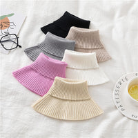 Women's Knitted Turtleneck Neck Warmer Scarf for Winter