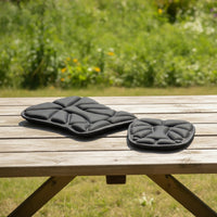 2 Pieces Motorcycle Seat Cushion Quilted Motorcycle Saddle Cushion Scooter Seat Pad Padded 3D Honeycomb for Motorcyclists