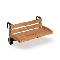 Balcony Railing Table Space-Saving Hanging Balcony Table Adjustable Compact for Apartment Dwellers, Small Areas