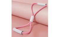 Lightweight 8-Shape Resistance Band Long-Lasting Figure 8 Resistance Band Anti-Slip Elastic Pull Rope Easy to Clean