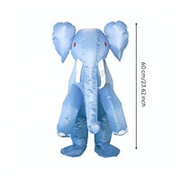 Inflatable Elephant Costume Blow Mountedon Elephant Costume Adult Disguise for Adults, Stage Performances, Christmas Events