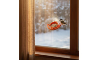 Easy to Clean Suction Cup Bird Feeder Window Bird Feeder for Nature Lovers, Balcony, Patio, Backyard