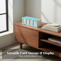 Trading Card Storage Box Large Capacity Stackable Card Organizer