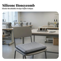 Thickened Cooling Gel Cushion Pressure Relieving Honeycomb Gel Seat Cushion for Everyday Sitting