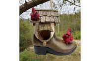 Birdhouse Ornament Decorative Garden Decor Outdoor Bird Habitat for Gardeners, Patio