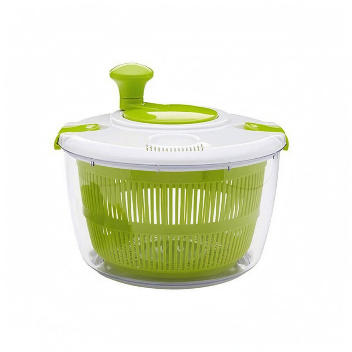 Perforated Basket Manual Salad Drainer Non-Slip Base Vegetable Drainer Hand Crank Strainer Bowl
