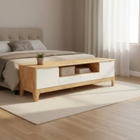 Solid Wood TV Stand Modern Simple Design Living Room TV Console for Bedroom