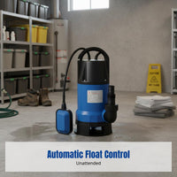Submersible Liquid Pump, Automatic Float Control, Durable Plastic, 220V, Home, Boat Drainage