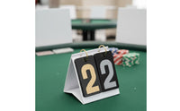 Guandan Game Score Scorekeeper Foldable Design Pocket-Sized Flip Scoreboard Waterproof Cards Flip Scoreboard for Tournaments