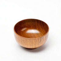 Wooden Bowl with Pedestal Smooth Footed Wooden Bowl Rustic for Home Dining