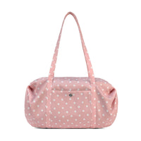Dot Pattern Bag Slouchy Shoulder Bag with Exterior Pocket Versatile