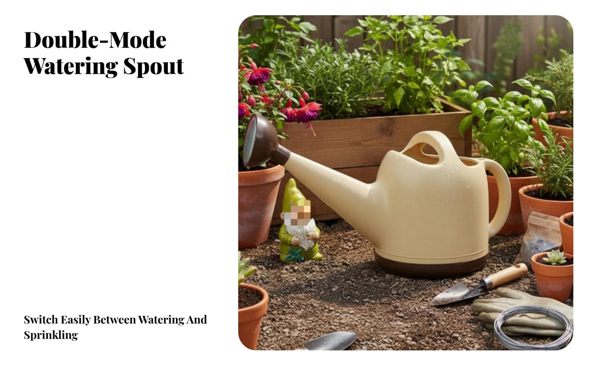 Plastic Watering Can Large Capacity Watering Can Garden Water Pot Ergonomic Handle Long Spout Water Pot for Indoor Plants, Patio
